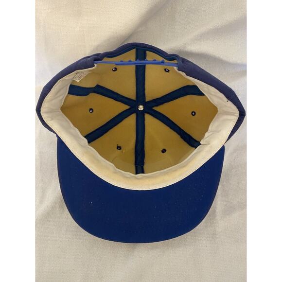 Vintage Edco Drilling Company Patch Hat Dad Cap Snapback Blue Cotton Foam Truck - Picture 8 of 11